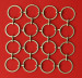 circle mesh decorative mesh brass divider