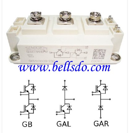 Semikron igbt module SKM200GB123D