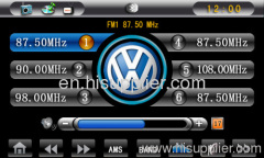 Universal 2din car dvd navigation gps radio usb tv mp3 cd player digital touch panel