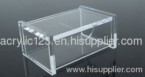 acrylic name card box