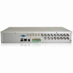 16-channel DVR Server with H.264 Embedded PC, Supports 3G Cellphone Viewing and Dual-streaming