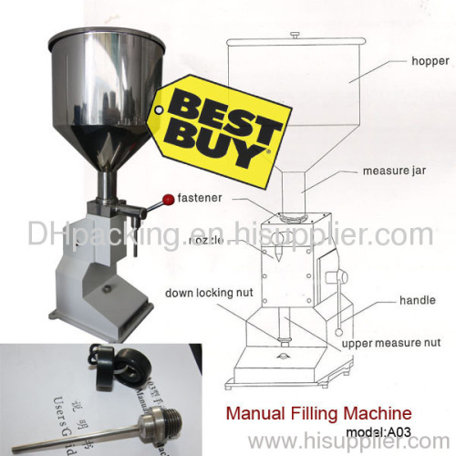 Hand filling machine