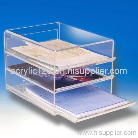 transparent brochure holder