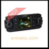 Wholesale Dual Camera 140 degree Wide-Angle Lens X8000 GPS Logger Module Car DVR Recorder Mobile Video Recorder