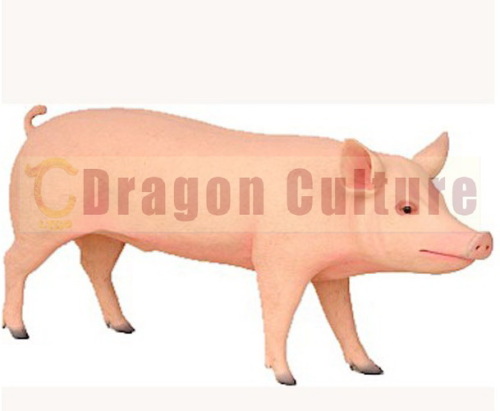 Life size simulation pig
