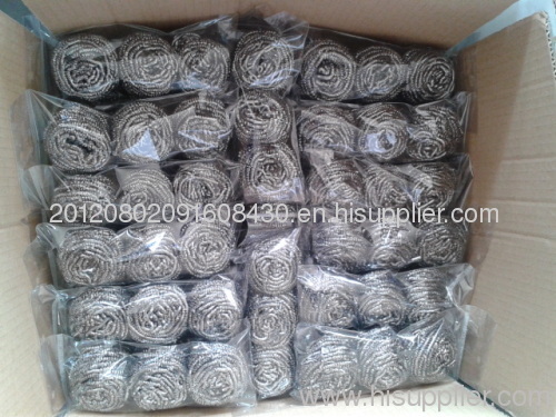 stainless steel scourer