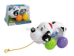 pull dalmatians pet with music light