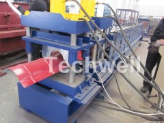 Roof Ridge Cap Roll Forming Machine,Top Cap Roll Forming Machine