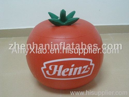 inflatable red tomato beachball