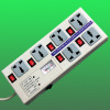 6 way South America Electrical Socket with voltage indicator