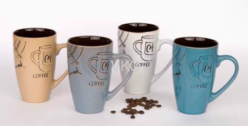 Hand Grave Promotion Coffee Ceramic Mug