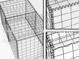 zinc welded gabion cages