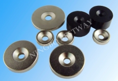 Rare Earth Disc Magnets with countersink hole