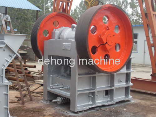 Dehong PE-1000 jaw crusher crushing equipment made in china