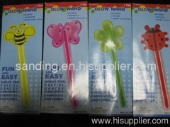 GLOW WAND-BEE, BUTTERFLY, FLOWER, LADYBUG