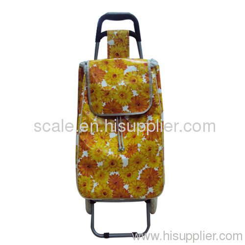 PU Leather Trolley Bag Carts