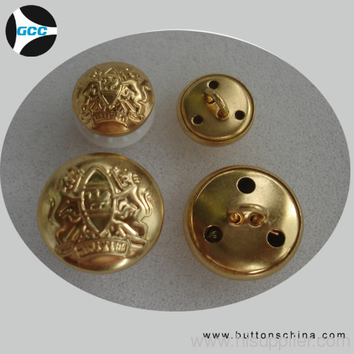 wholesale Golden Uniform button