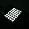 White 5 x 7 square dot matrix led display