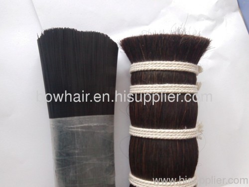 horse hair mixed PP,double drawn horse mane,horse tail hair for brush from China factory