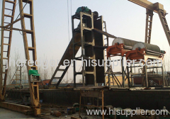 Dredging iron separation machinery