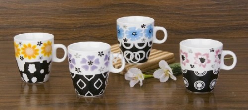 Hand painted And Glazed Finished Ceramic Mugs