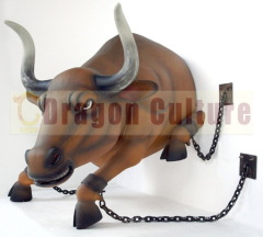 Bull sculpture