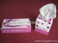 Facial tissue paper