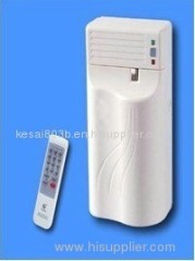 Remote perfume dispenser aerosol dispenser