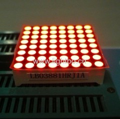 8x8 dot-matrix 3mm diameter bicolor led display;bi-color 8 x 8 3mm dot matrix led display