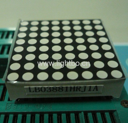 1,26 polegadas 3mm 32 x 32 mm 8x8 bicolores Dot Matrix Display LED