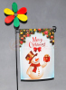 Custom Christmas Santa Clause garden flag