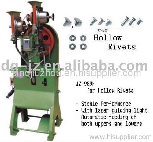 Riveting Machine (JZ-989M, for Hollow Rivets)