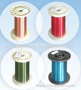 Enamelled copper clad aluminium wire