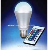 4W RGB Color Changing Bulb with remote controller