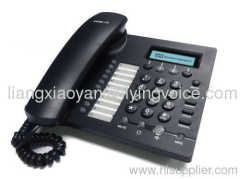 Basic IP phone with voice mail and 3 way conference