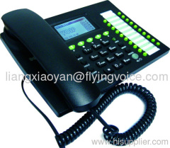 Advanced IP phone with VPN security and extension modules