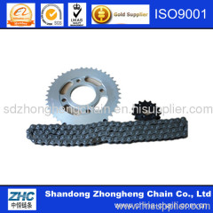 Good qualtiy cheap price 45# steel motorcycle sprocket