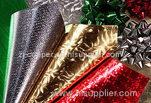 gift wrap metallic foil