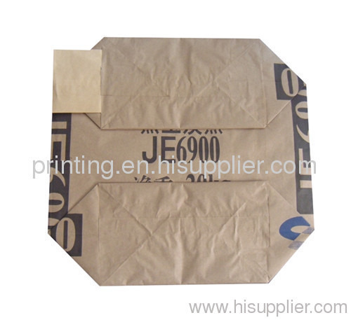 kraft paper valve bag