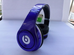 2012 new studio AAA quality and stereo Monster Beats Studio Headphone in purple
