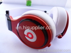 AAA quality Beats by Dr. Dre PRO Headphones From Monster in red and white