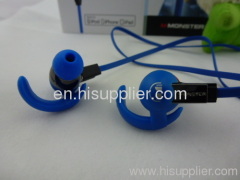 Monster Beats fashion isports in-Ear Headphones in blue
