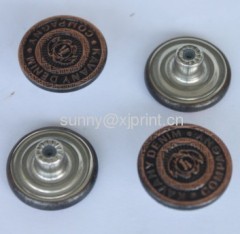 button jeans button metal button