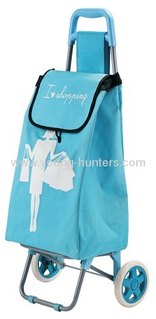 promotional shopping folding trolley bag