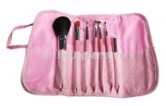 7pcs Pink Tie Pouch brush kit cosmetic