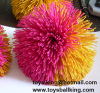 kooshball,hair ball,rubber band ball,sport ball,toy ball,koosh ball keychain