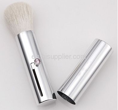 retractable cosmetic brush