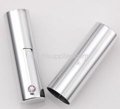 Silver Retractable Cosmetic Brush