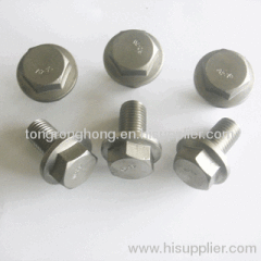 Hexagon head bolts with flange