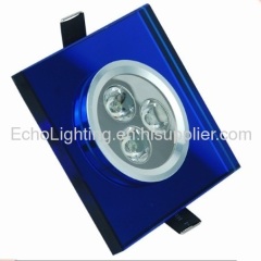 2012 square crystal LED downlights ECLC-S-BL3W